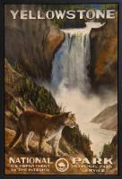 Yellowstone Falls Mountain Lion #6/75 by Jennifer Johnson-Prints